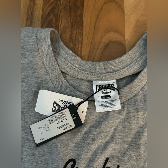 Crooks & Castles Light Gray Short Sleeve Tee - Picture 3 of 6